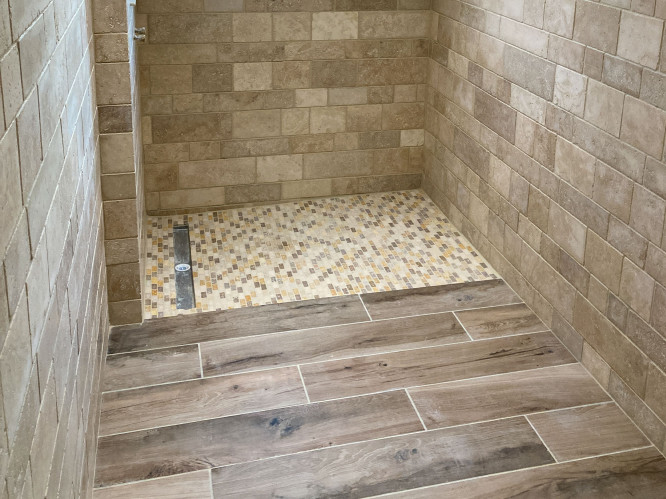 salle-de-bain placo carrelage